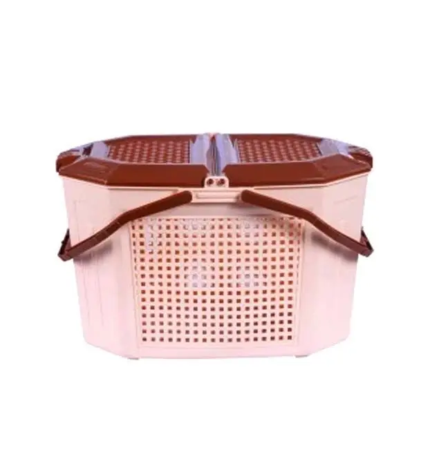 Family Basket Cream & Brown