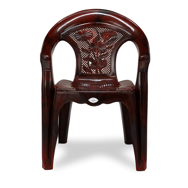 Garden Chair (Net Flower) - Rose Wood