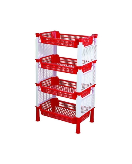 RFL 4 Step Two Color Popular Rack - White & Red