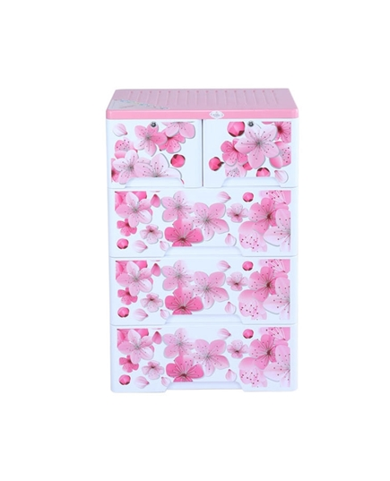 RFL 4D Cherry Classic Wardrobe - Pink