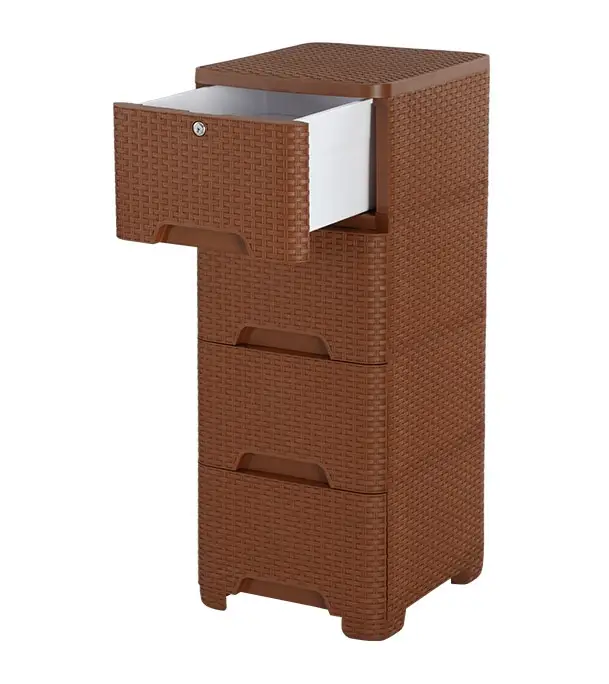 Caino Closet 4 Drawer Eagle Brown